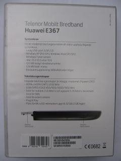 Huawei E367 HSPA 28 8Mbps 3G Mobile Broadband Dongle Unlocked USB Rotator CRC9