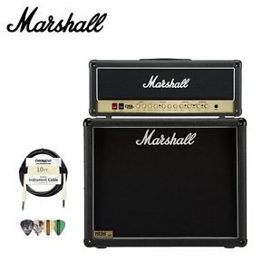 Marshall DSL100H 100W Guitar Amp Head 1936 2x12 Cabinet Kit w Cable Picks