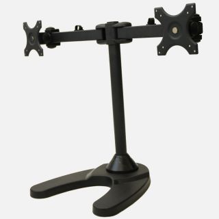Dual LCD Monitor Stand Free Standing Up to 24" Monitors
