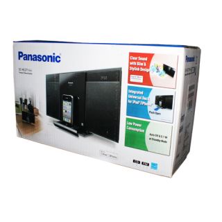 Panasonic SC HC271 iPod Dock CD Player Micro System iPhone Docking Station Black