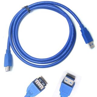 3ft 1M USB 3 0 Type A Male to Female Plug SuperSpeed Extension Cable Cord Extend