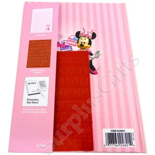 Disney Minnie Mouse Personalized Diary Journal Notebook