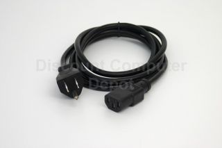 New Power Cord Cable Line for Dell Desktop Tower Dimension PC Computer Monitor