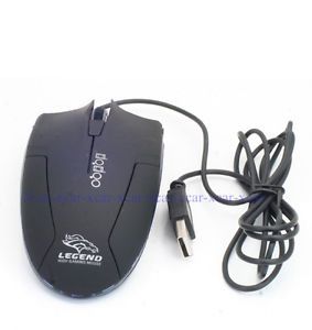 USB Optical Wired Gaming Mouse Mice Light Cool for PC Laptop 1600dpi Black C300