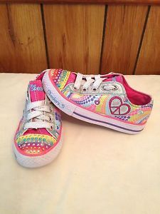 Sketchers Twinkle Toes Girls Multicolored Light Up Shoes Size 13 M
