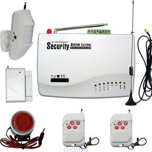 New 315MHz Wireless Voice GSM Home Security Alarm System SMS Call Autodial