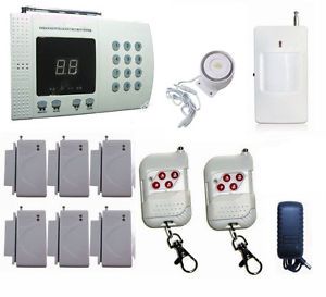 Wireless 99 Zones PIR Home Security Burglar Alarm System Auto Dialing Dialer