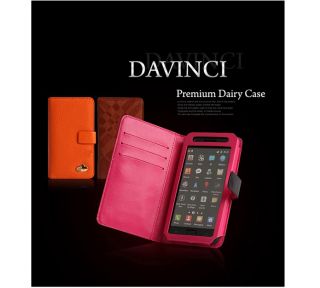 DaVinci PU Leather Case Cover Wallet for Samsung Galaxy S2 i9100 I777