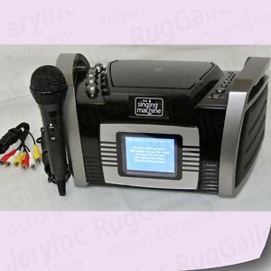 The Singing Machine CD G Karaoke Music Player 3 5" LCD Color Screen Mic STVG350