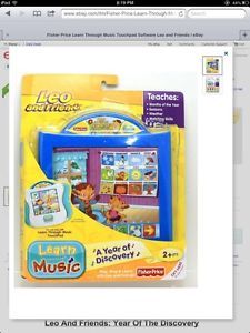 New Fisher Price Learn Through Music Touchpad Software Leo and Friends