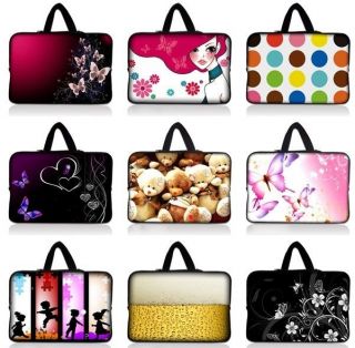 Many Design 11.6" 12" Netbook Laptop Bag Sleeve Case Cover Pouch+Hide Handle