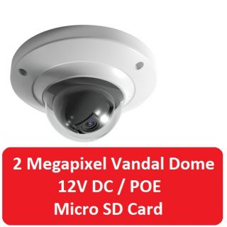 CCTV 2 Megapixel Vandal Dome Network Surveillance Security Camera