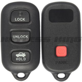New Replacement Toyota Keyless Remote Shell Pad Housing Case Key Fob GQ43VT14T