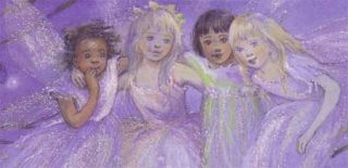 Forest Fairies Fairy New Blank Writing Notebook Child Fairies Purple Office