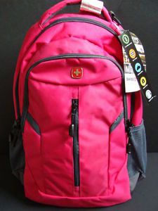 Swiss Gear Computer Backpack Pink Book Bag Laptop Sleeve School Girls New