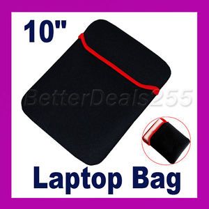 10" Laptop Protection Sleeve Case Soft Bag Double Side