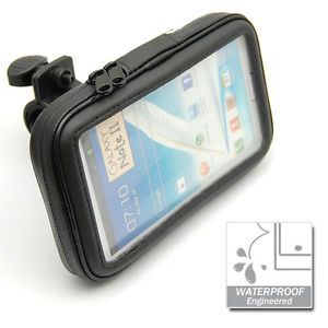 Bike Mount Holder Waterproof Zipper Case Bag for Samsung Galaxy NOTE2 II N7100