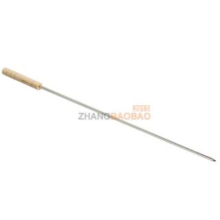 ZH2A 12pcs BBQ Barbeque Skewers 41cm Needle Utensil Stainless Steel Outdoor