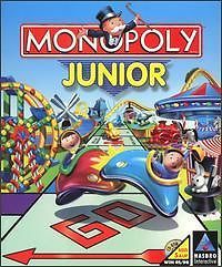 Monopoly Junior PC CD Kids Carnival Amusement Park Rides Computer Board Game Jr