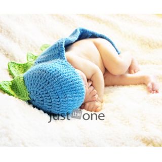Funny Lovely Cute Baby Infants Knit Crochet Dinosaur Design Warm Hat Cap 3 12M