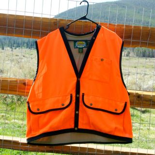 Cabela's Outdoor Gear Bright XL Hunters Blaze Orange Fleece Safety Vest Hunting