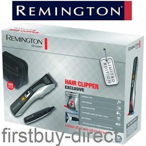 Remington Pro Power Hair Beard Clipper USB Mains Rechargeable Trimmer Bag