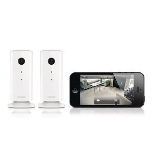 Philips Insight M100D Wireless Home Monitor Security Camera Kit w iOS iPhone