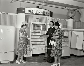 Antique Appliances Show Frigidaire General Electric Norge Refrigerators Photo