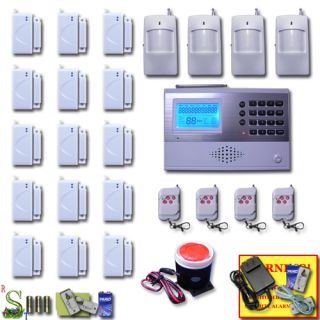 99 Zones LCD Wireless Home Security System House Alarm w Auto Dialer B 4015100