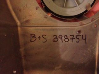 Vintage Briggs Sratton 3HP 3 5HP Recoil Starter Engine COVER 398754