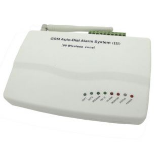 GSM Home Auto Dial Security Alarm System PIR Motion Sensor Siren Tri Band Remote
