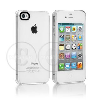 Clear 100 Super Slim Thin Transparent Snap on Case iPhone 4 4G 4S s GSM CDMA