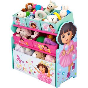 Dora The Explorer Bin Toy Organizer Girls Box Storage Toddler Kids Box Decor