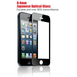 GGS 0 5mm Self Adhesive Glass LCD Screen Protector for Apple iPhone 5 Black