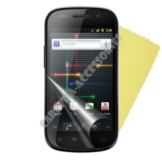 Black Flip Leather Case Screen Protector for Samsung Galaxy Nexus I9250
