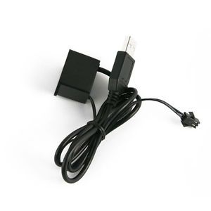 5V USB Inverter Power Kit for El Wire Powers Up to 100 Feet on Off