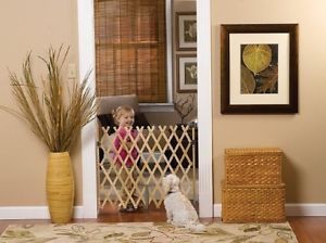 The First Years Expandable Swing Gate Security Safety Baby Toddler Pet Dog New