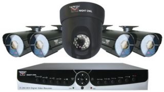 New 5 Camera Digital Video Security System Outdoor Night Vision 8 Channel 1TB
