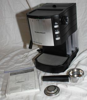 Hamilton Beach 40729 Cappuccino Plus Espresso Maker 