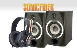 Tannoy Reveal 501A Powered Studio Monitors Amplified Speakers w Fostex T50RP S