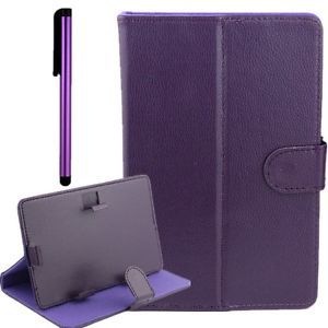 Purple Universal Leather Smart Case Cover Stand Skin for iPad Mini 7 inch Tablet