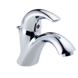 Delta C Spout Series Single Hole Bathroom Faucet with Single Handle   583LF WF