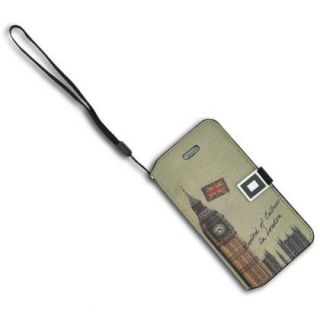 Elizabeth Tower Big Ben Leather Wallet Case Credit Card Case for iPhone 5 5g 5th