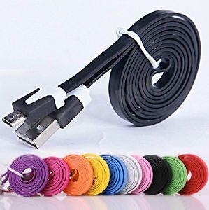 10 Colors Micro USB Charger Data Sync Cable for Samsung HTC Any Android Phone