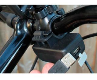 Bicycle Bike Riding Dynamo Generator Charger with Holder for iPhone GPS Phone