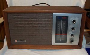 Vintage Panasonic Solid State Color Band Tuning Radio Model re 7257 Working