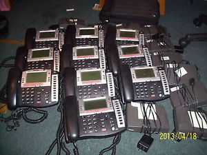 Packet 8 VoIP Phones with Power Cords and Network Adapters