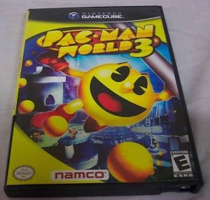 Pac Man World 3 Nintendo Game Cube Wii Video Game GameCube Complete Pacman