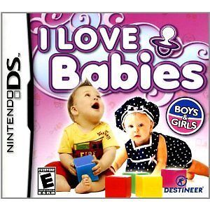 Nintendo DS I Love Babies New Boys Girls Video Game Care for Babies