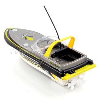 Mini Micro Radio Remote Control RC Hurricane Speed Boat Dual Motor